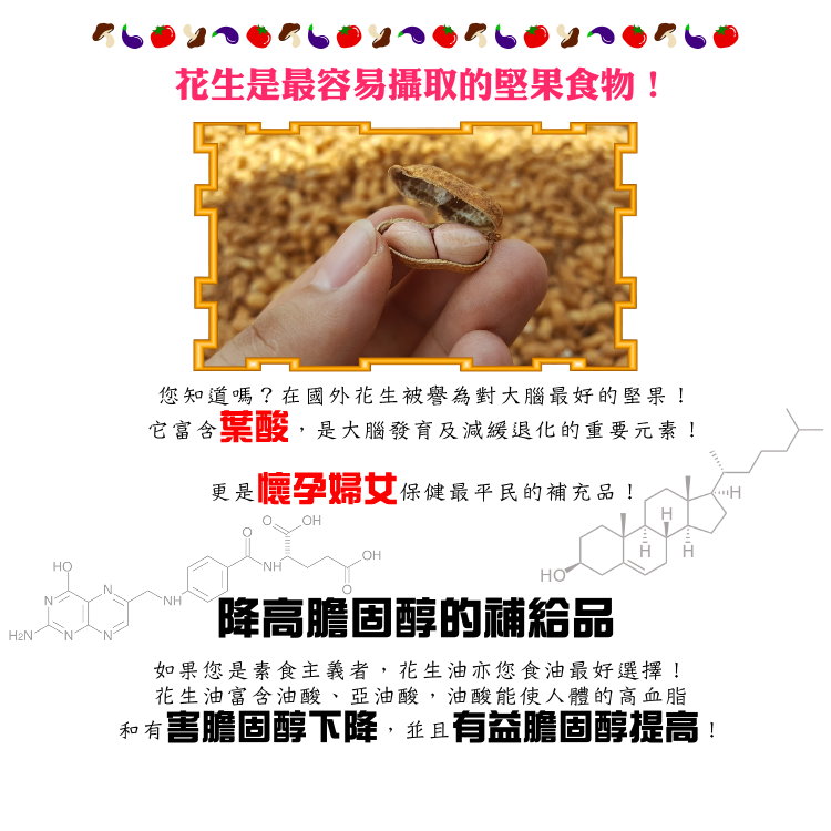 花生是最容易攝取的堅果食物! 花生是最容易攝取的堅果食物!